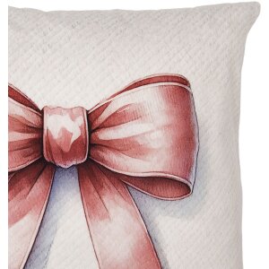 Clayre & Eef KT021.447 Kussensloop 45x45 cm beige roze