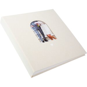 Goldbuch Bruiloftalbum Herzenstijl beige 30x31 cm
