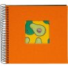 Goldbuch Spiralalbum Bella Vista Sun Orange 20x20 cm met 40 zwarte zuurvrije paginas en vensterinzage