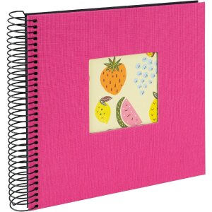 Goldbuch Spiralalbum Bella Vista Electric Fuchsia 20x20 cm