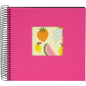 Goldbuch Spiralalbum Bella Vista Electric Fuchsia 20x20 cm
