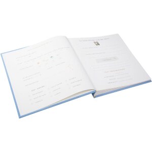 Goldbuch Babyalbum Wolkenpoesie in zacht blauw met gouden reliëf, 30x31 cm