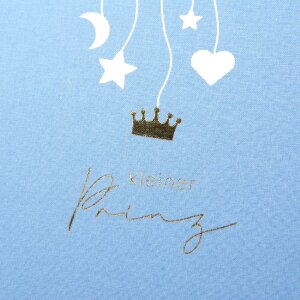 Goldbuch Babyalbum Wolkenpoesie in zacht blauw met gouden reliëf, 30x31 cm