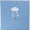 Goldbuch Babyalbum Wolkenpoesie in zacht blauw met gouden reliëf, 30x31 cm