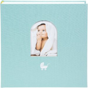 Goldbuch Babyalbum Cozy Nest Aqua 30x31 cm met...