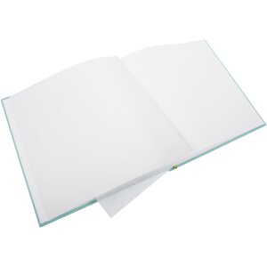 Goldbuch Babyalbum Cozy Nest Aqua 30x31 cm met leinenaandekking en venster voor foto