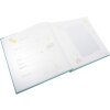 Goldbuch Babyalbum Cozy Nest Aqua 30x31 cm met leinenaandekking en venster voor foto