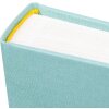 Goldbuch Babyalbum Cozy Nest Aqua 30x31 cm met leinenaandekking en venster voor foto
