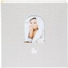 Goldbuch Babyalbum Cozy Nest Sandgrijs 30x31 cm Linnen