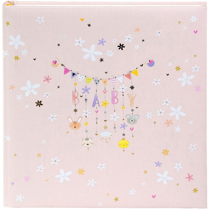 Goldbuch Babyalbum Lullaby Line Girl roze 30x31 cm