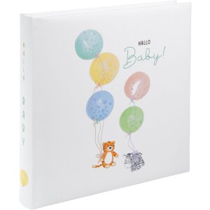 Goldbuch Babyalbum Hoch hinaus! 30x31 cm wit met gouden...