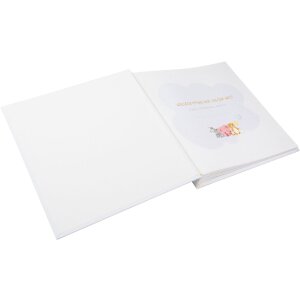 Goldbuch Babyalbum Hoch hinaus! 30x31 cm wit met gouden details