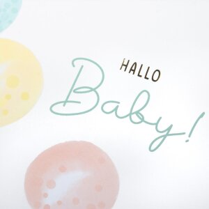 Goldbuch Babyalbum Hoch hinaus! 30x31 cm wit met gouden details