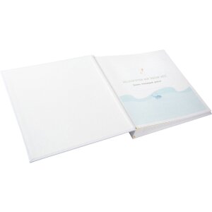 Goldbuch Babyalbum Little Splash 30x31 cm met blauwe walvis en pergamentbladen
