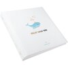 Goldbuch Babyalbum Little Splash 30x31 cm met blauwe walvis en pergamentbladen