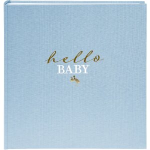 Goldbuch Babyalbum hello.baby himmelblau 30x31 cm