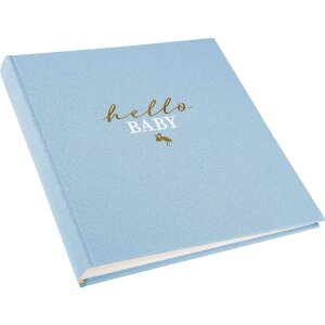 Goldbuch Babyalbum hello.baby himmelblau 30x31 cm
