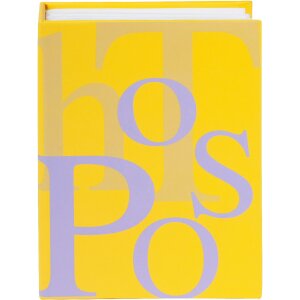 Goldbuch Inbouwalbum "PHOTOS" – Voor 100 foto’s 10x15 cm, kleurrijke hardcover met typografisch design