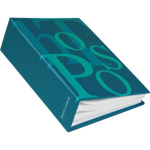 Goldbuch Inbouwalbum "PHOTOS" – Voor 100 foto’s 10x15 cm, kleurrijke hardcover met typografisch design