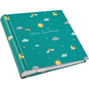 Goldbuch Sunshine Inbouwalbum voor 200 foto’s 10x15 cm, zonnig ontwerp met benoemingsvakken
