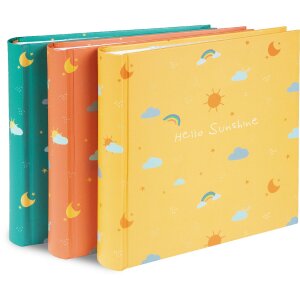 Goldbuch Sunshine Inbouwalbum voor 200 foto’s 10x15 cm, zonnig ontwerp met benoemingsvakken