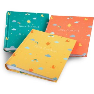 Goldbuch Sunshine Inbouwalbum voor 200 foto’s 10x15 cm, zonnig ontwerp met benoemingsvakken
