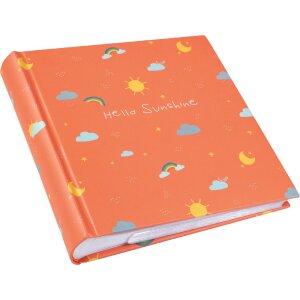 Goldbuch Sunshine Inbouwalbum voor 200 foto’s 10x15 cm, zonnig ontwerp met benoemingsvakken