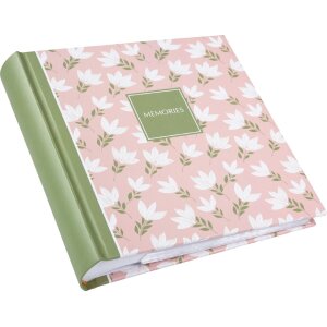 Goldbuch Memoalbum "Blossom Story" met 200 fotos 10x15 cm, hardcover 22x22 cm, florale print