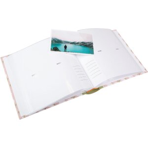 Goldbuch Memoalbum "Blossom Story" met 200 fotos 10x15 cm, hardcover 22x22 cm, florale print