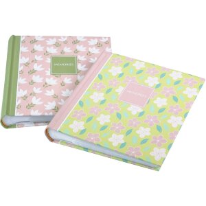 Goldbuch Memoalbum "Blossom Story" met 200 fotos 10x15 cm, hardcover 22x22 cm, florale print