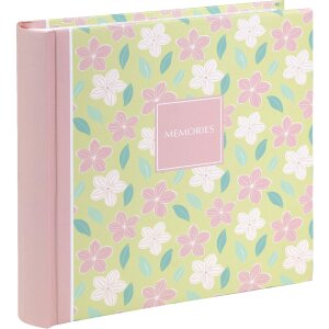 Goldbuch Memoalbum "Blossom Story" met 200 fotos 10x15 cm, hardcover 22x22 cm, florale print