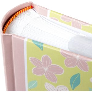 Goldbuch Memoalbum "Blossom Story" met 200 fotos 10x15 cm, hardcover 22x22 cm, florale print