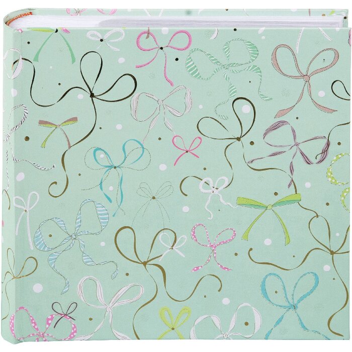 Goldbuch Herinneringsalbum "Ribboné Mint" voor 200 fotos 10x15 cm, zacht mintgroen met geëtste kunstdrukband