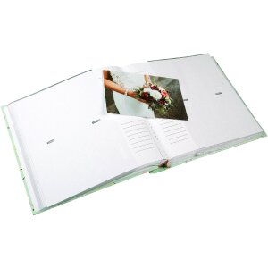 Goldbuch Herinneringsalbum "Ribboné Mint" voor 200 fotos 10x15 cm, zacht mintgroen met geëtste kunstdrukband