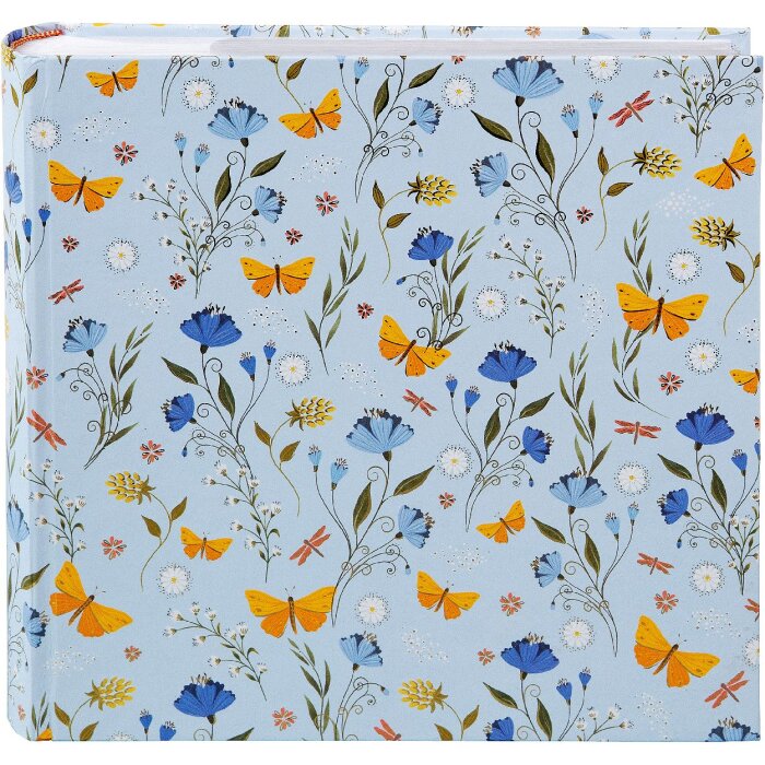 Goldbuch Inlagealbum Secret Garden Blue – 200 foto’s 10x15 cm, blauw en geel