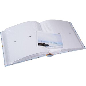 Goldbuch Inlagealbum Secret Garden Blue – 200 foto’s 10x15 cm, blauw en geel