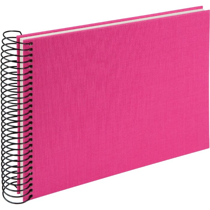 Goldbuch Bella Vista Electric Fuchsia 24x17 cm Spiralalbum wit