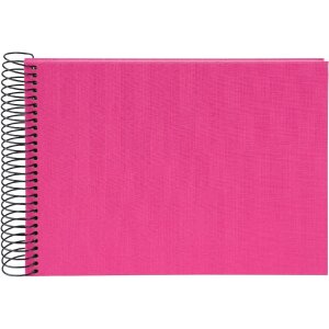 Goldbuch Bella Vista Electric Fuchsia 24x17 cm Spiralalbum wit