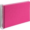 Goldbuch Bella Vista Electric Fuchsia 24x17 cm Spiralalbum wit