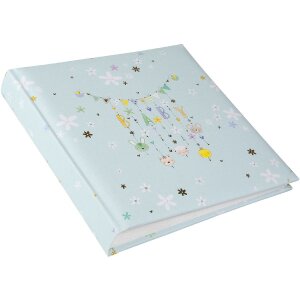 Goldbuch Fotoalbum Lullaby Line Boy 25x25 cm met 60 witte pagina’s en pergamentbescherming