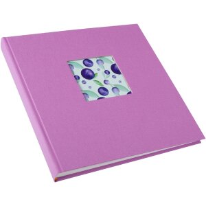 Goldbuch Fotoalbum Bella Vista Lavendel 25x25 cm met leerachtig materiaal en pergamenbescherming