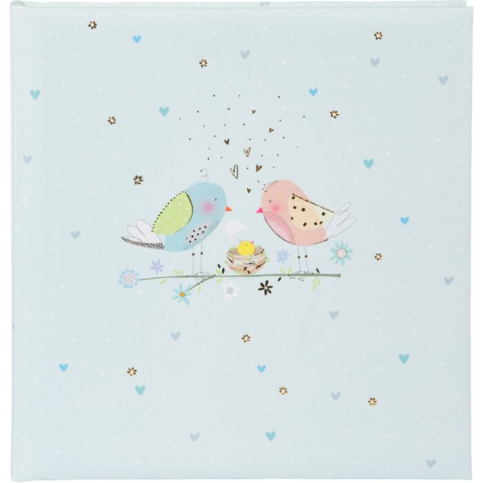 Goldbuch Fotoalbum Loving Birds Boy 30x31 cm met goudafdruk en pergaminpagina’s