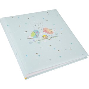 Goldbuch Fotoalbum Loving Birds Boy 30x31 cm met goudafdruk en pergaminpagina’s