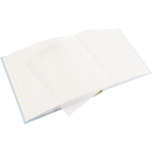 Goldbuch Fotoalbum met blauwe olifant, 30x31 cm, goudpräg en pergamijnbladzijden