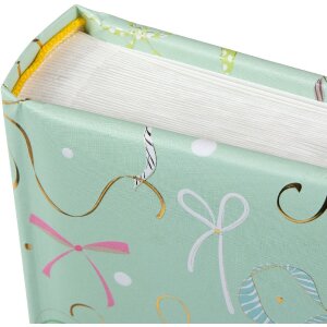 Goldbuch Fotoalbum Ribboné mint 30x31 cm met goudgravure en zachte reliëfstructuur