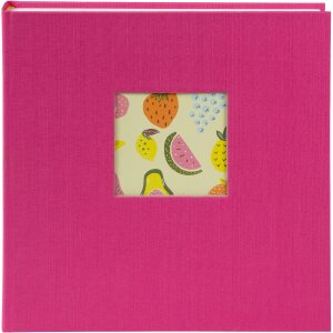 Goldbuch Fotoalbum Bella Vista Electric Fuchsia 30x31 cm