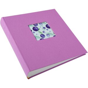 Goldbuch Bella Vista Fotoalbum Lavendel 30x31 cm met 100 witte pagina’s en leeromslag
