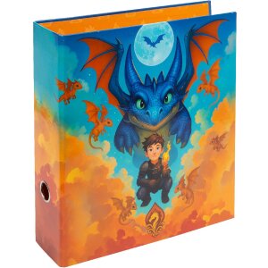 Goldbuch map Drachenfreund 28x32 cm in zwart