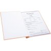 Goldbuch certificaatmap pfirsich 24x31 cm met 12 zichtinlegzakken