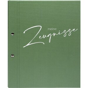 Goldbuch Certificaatmap salbei 24x31 cm met 12 zichtbare...